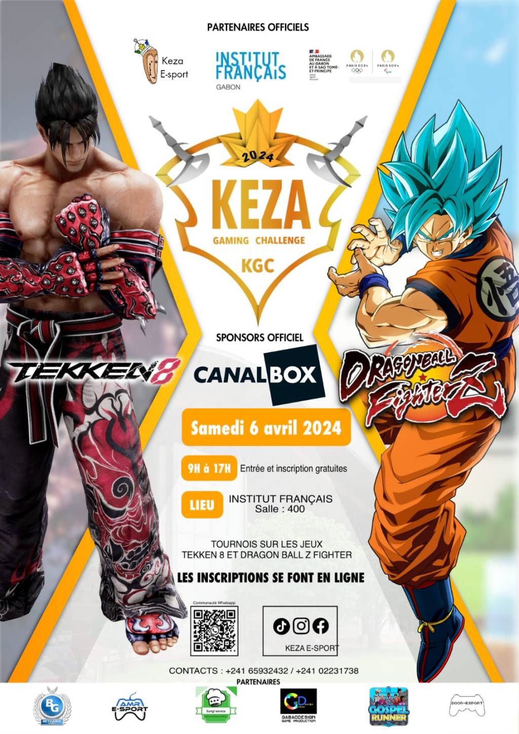 Les sponsors et partenaires officiels du Keza Gaming Challenge sont connus.